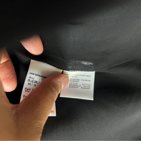 MaxMara Palm Leaf Jacquard Weave Print Structured Skirt Suit Set - Picture 9 of 15